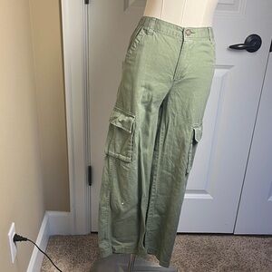Old Navy Olive Green Girls Cargo Pants